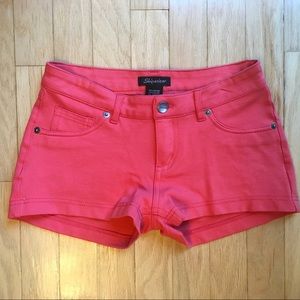 🦄 Red orange stretchy short shorts!